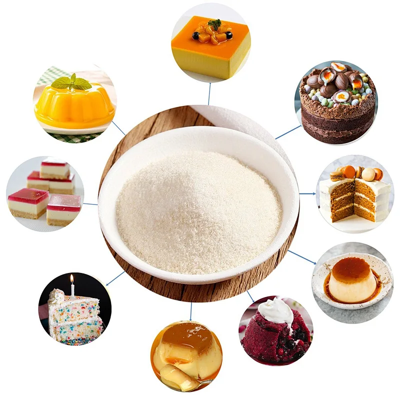 Gelatin Food Additives Industry Factory Price High Transparency Edible Gelatin